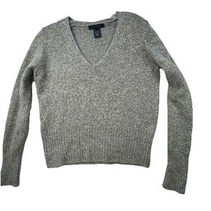 Vintage 2000s Y2K Limited Wool Silk & Angora Rabbit Women's Sweater L Green